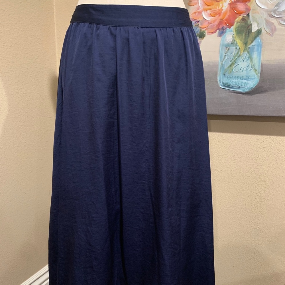 Lauren Conrad Navy Blue High- Low Skirt